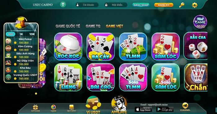USDT Casino - game bài quốc tế 