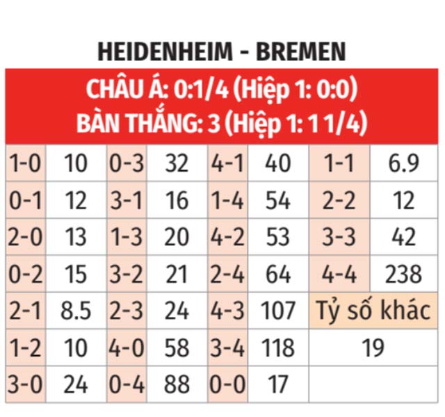  Heidenheim vs Werder Bremen